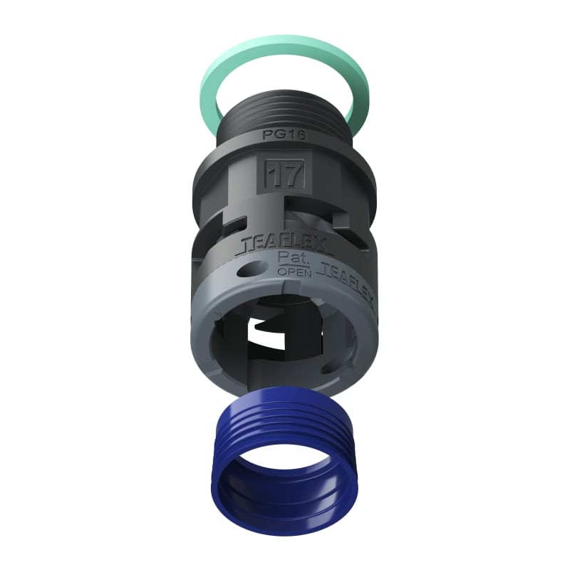 TEAFLEX - RACC.NERO IP68 SM17 PG16
