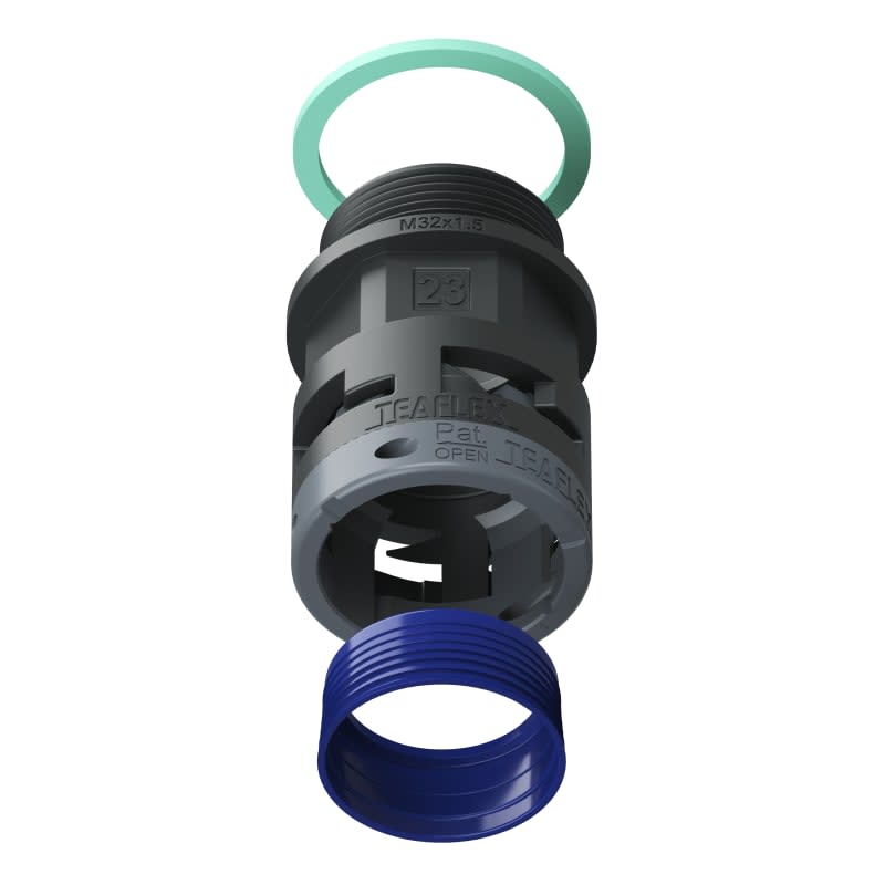 TEAFLEX - RACC.NERO IP68 SM23 M32X1,5 8BSM23M32