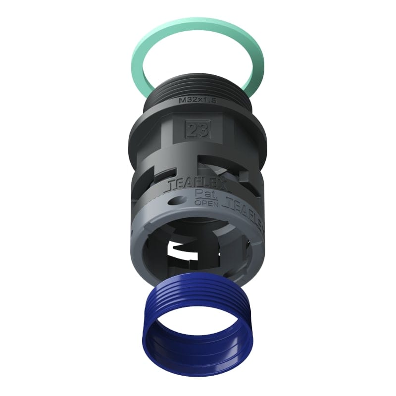 TEAFLEX - RACC.NERO IP68 SM23 M32X1,5