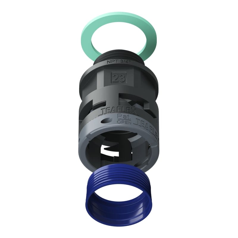 TEAFLEX - RACC.NERO IP68 SM23 NPT 3/4'