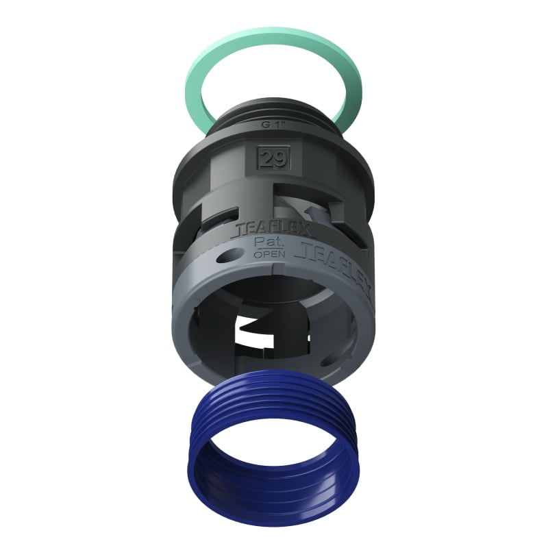 TEAFLEX - RACC.NERO IP68 SM29 G1'