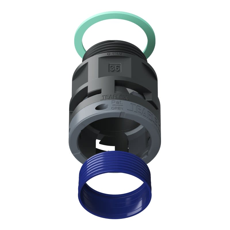 TEAFLEX - RACC.NERO IP68 SM36 G 1'1/4