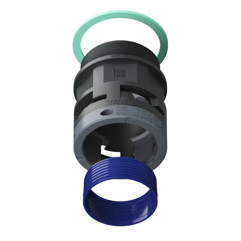 TEAFLEX - RACC.NERO IP68 SM36 M50X1,5