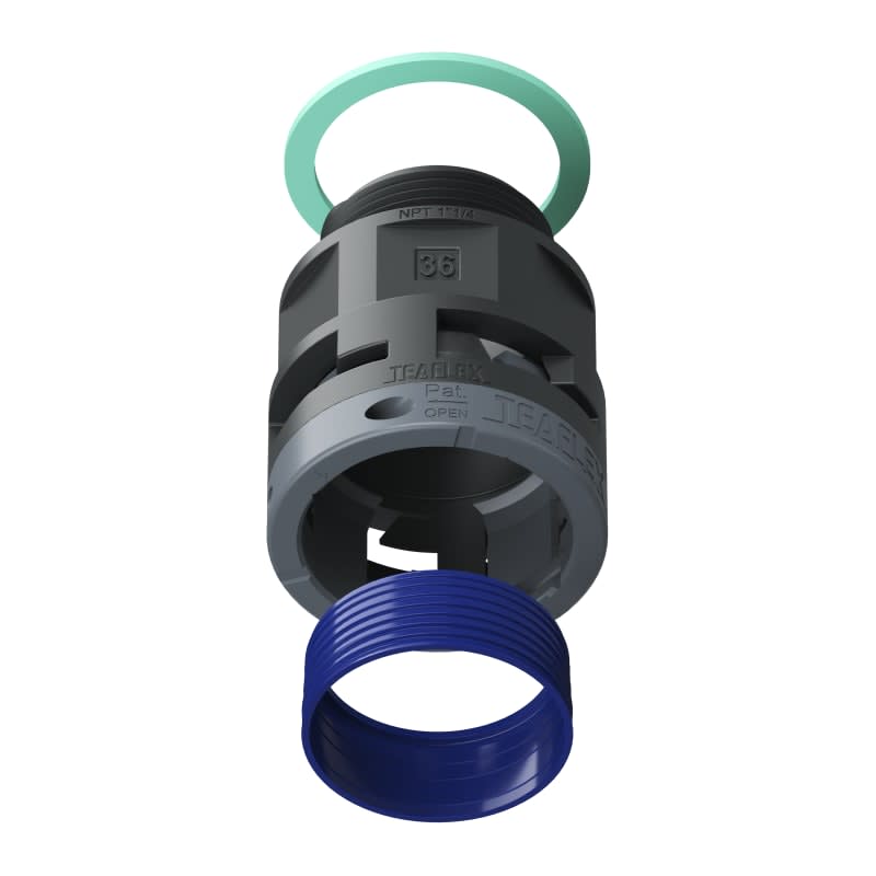 TEAFLEX - RACC.NERO IP68 SM36 NPT1'1/4