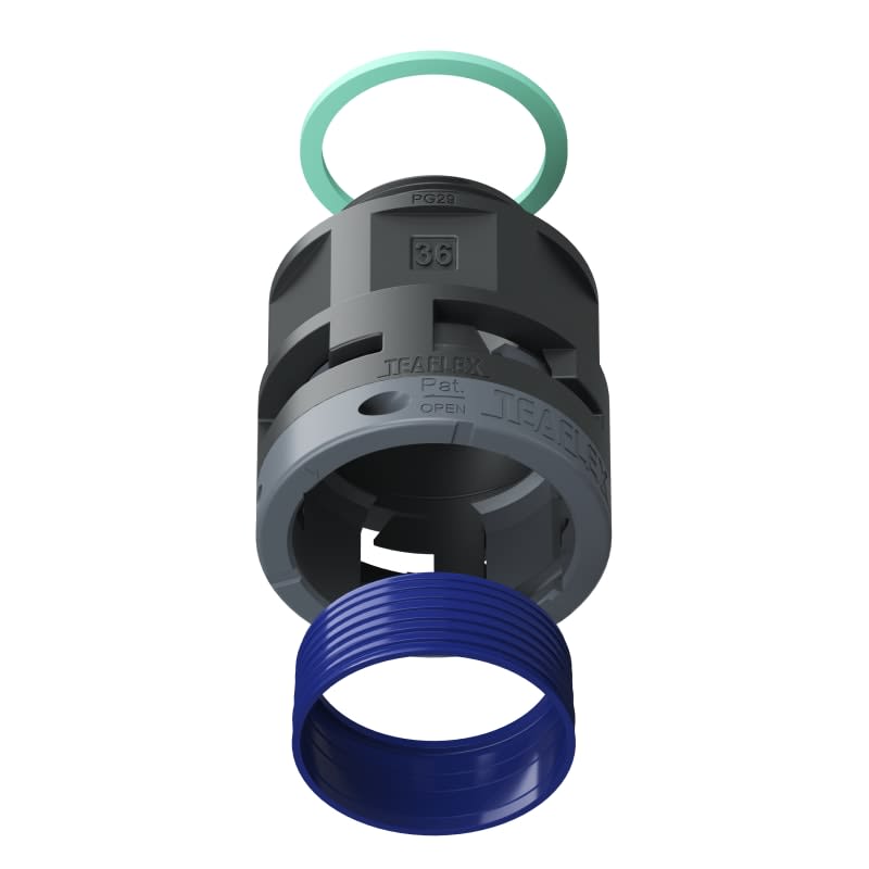 TEAFLEX - RACC.NERO   IP68 SM36 PG29 8BSM36P29