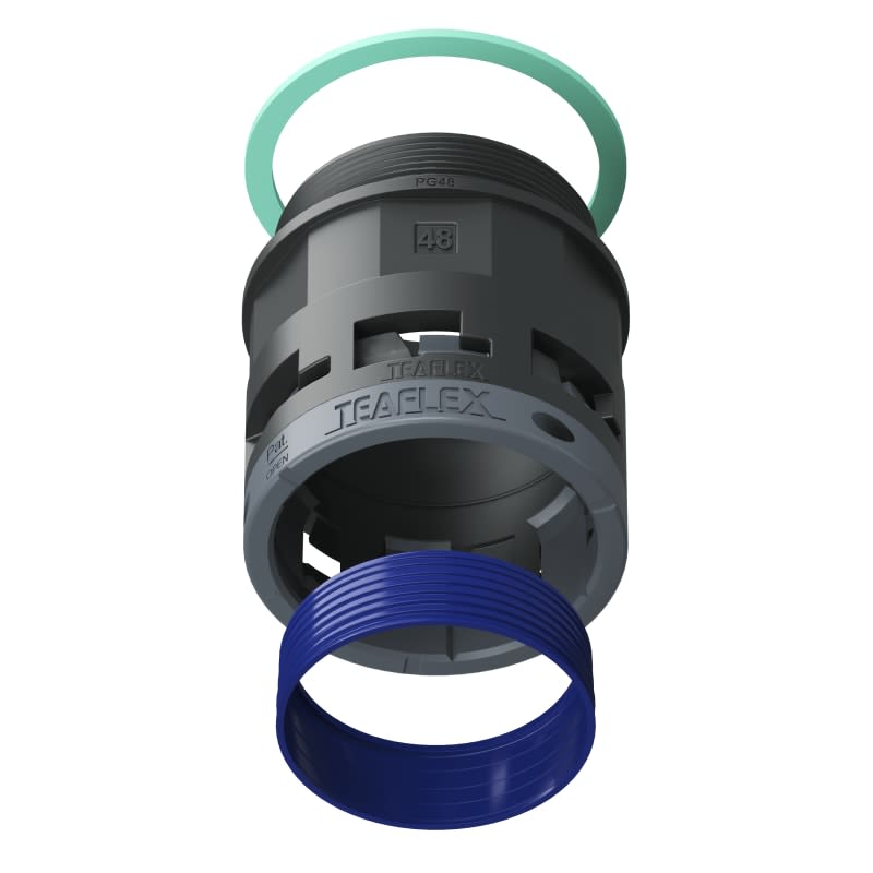 TEAFLEX - RACC.NERO IP68 SM48 PG48 8BSM48P48