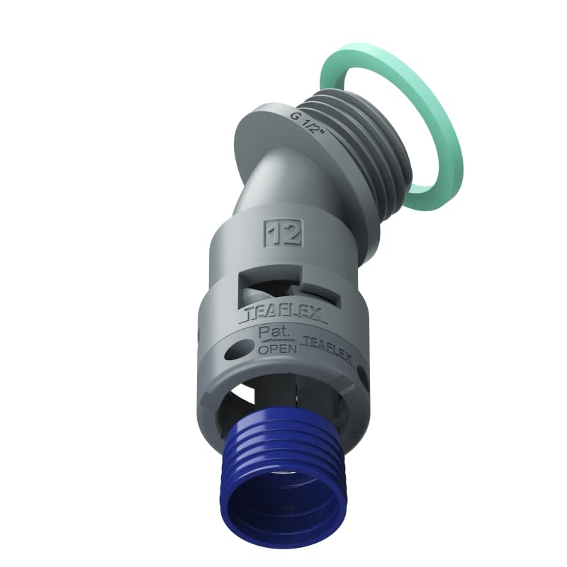 TEAFLEX - CURVA 45 IP68 BF12   1/2GRIGI 8GBF12G03