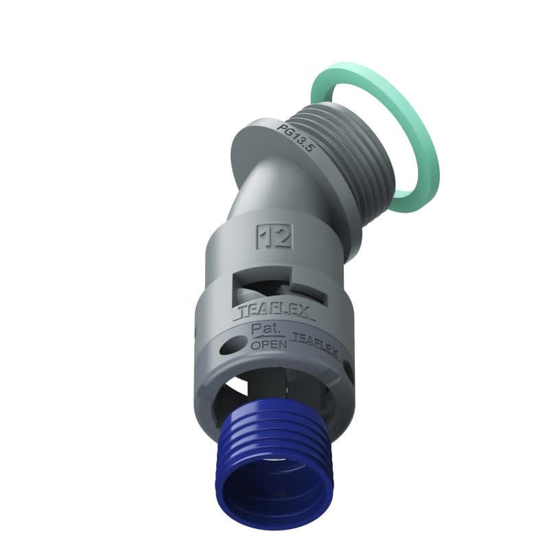 TEAFLEX - CURVA 45 IP68 BF12 PG13 GRIGI