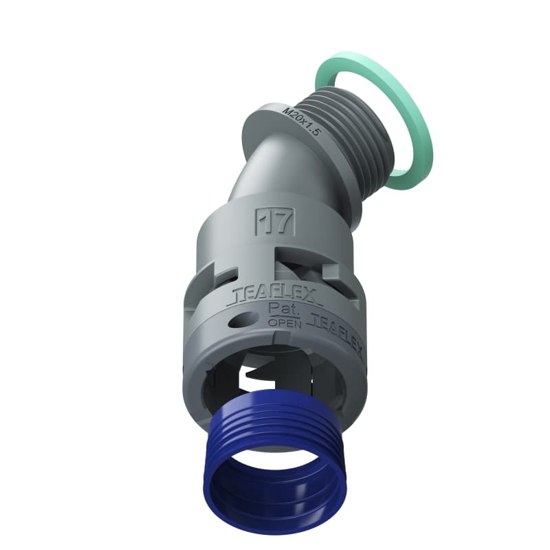 TEAFLEX - CURVA 45 IP68 BF17 M20 GRIGI