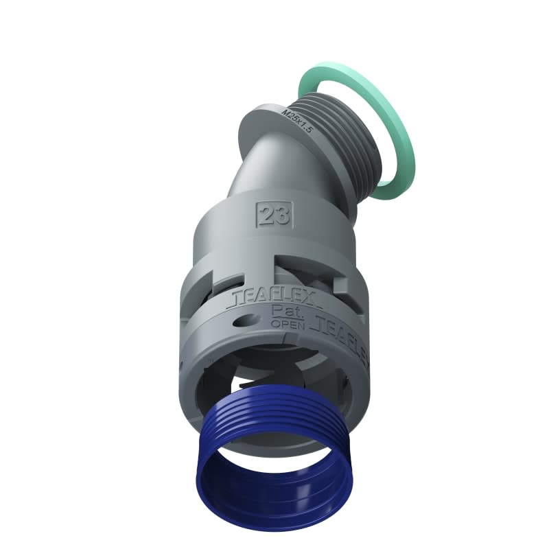 TEAFLEX - CURVA 45 IP68 BF23 M25 GRIGI