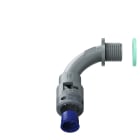 TEAFLEX - CURVA 90 IP68 BN07 PG07 GRIGI 8GBN07P07