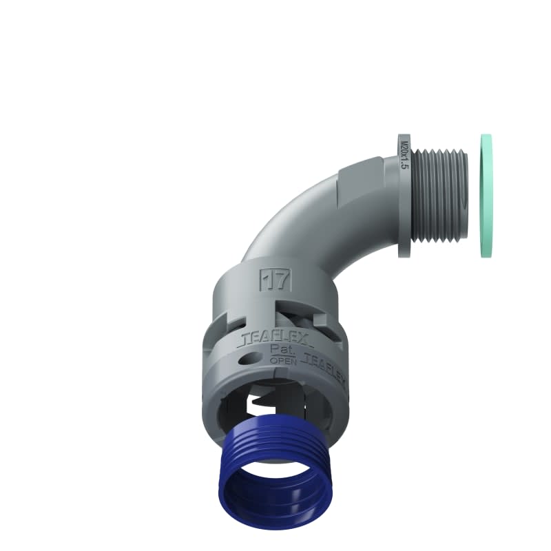 TEAFLEX - CURVA 90 IP68 BN17 M20  GRIGI