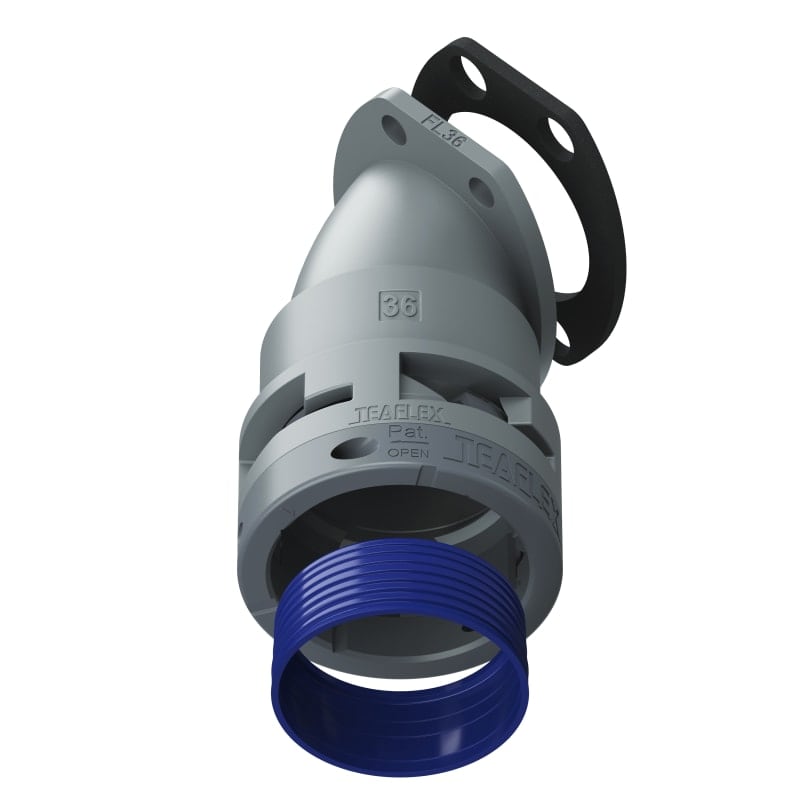 TEAFLEX - FLANGIA 45 IP68 FF36 GRIGIO