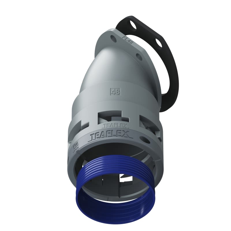 TEAFLEX - FLANGIA 45 IP68 FF48 GRIGIO 8GFF48