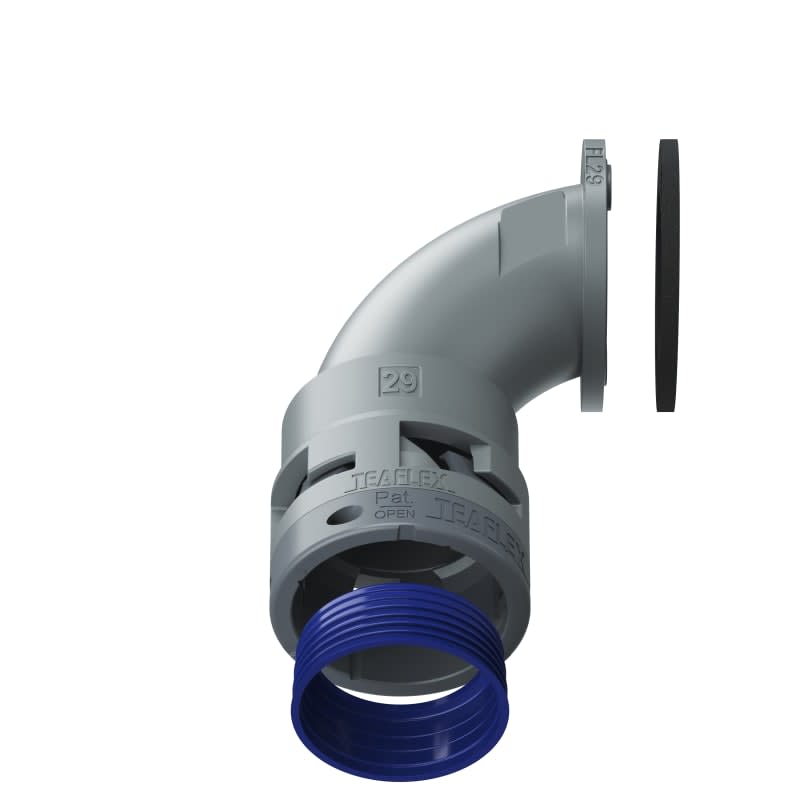 TEAFLEX - FLANGIA 90 IP68 FL29 GRIGIO 8GFL29