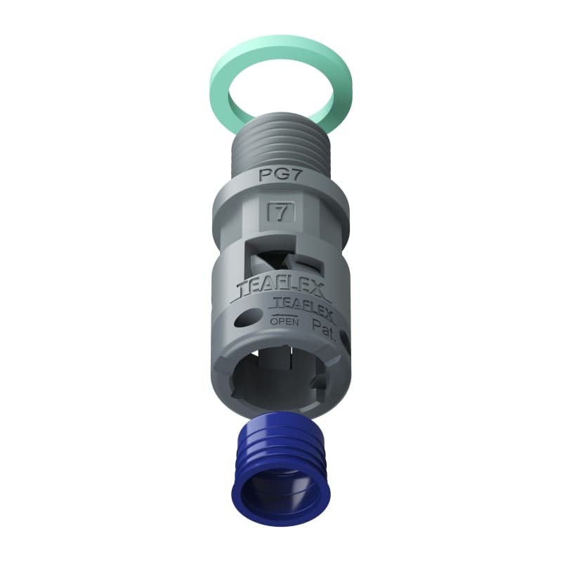 TEAFLEX - RACC.GRIGIO IP68 SM07 PG07