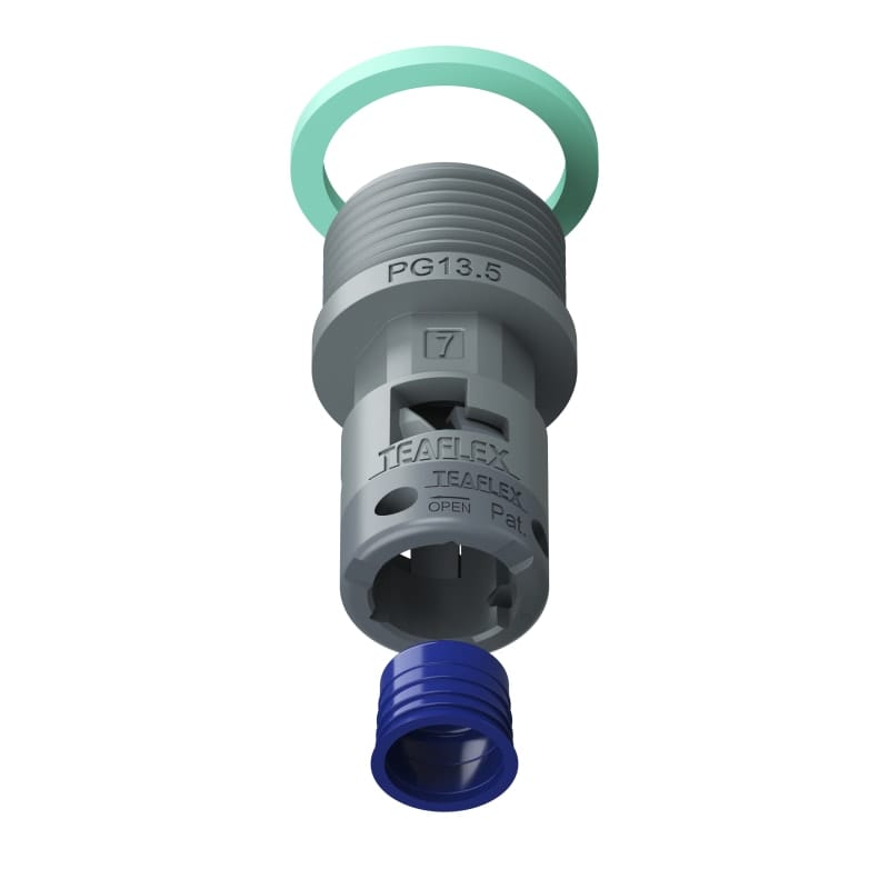 TEAFLEX - RACC.GRIGIO IP68 SM07 PG13,5