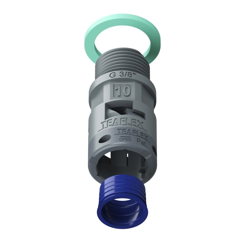 TEAFLEX - RACC.GRIGIO IP68 SM10 G 3/8'