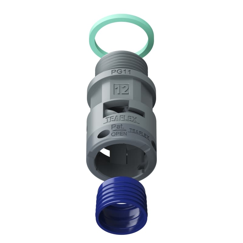 TEAFLEX - RACC.GRIGIO IP68 SM12  PG11 8GSM12P11