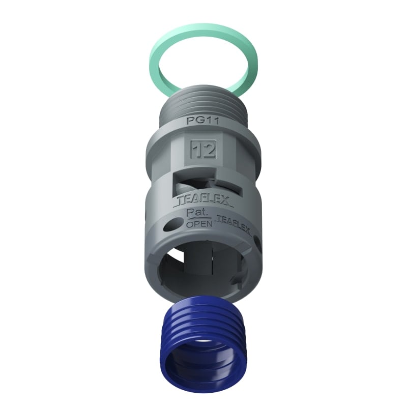TEAFLEX - RACC.GRIGIO IP68 SM12 PG11
