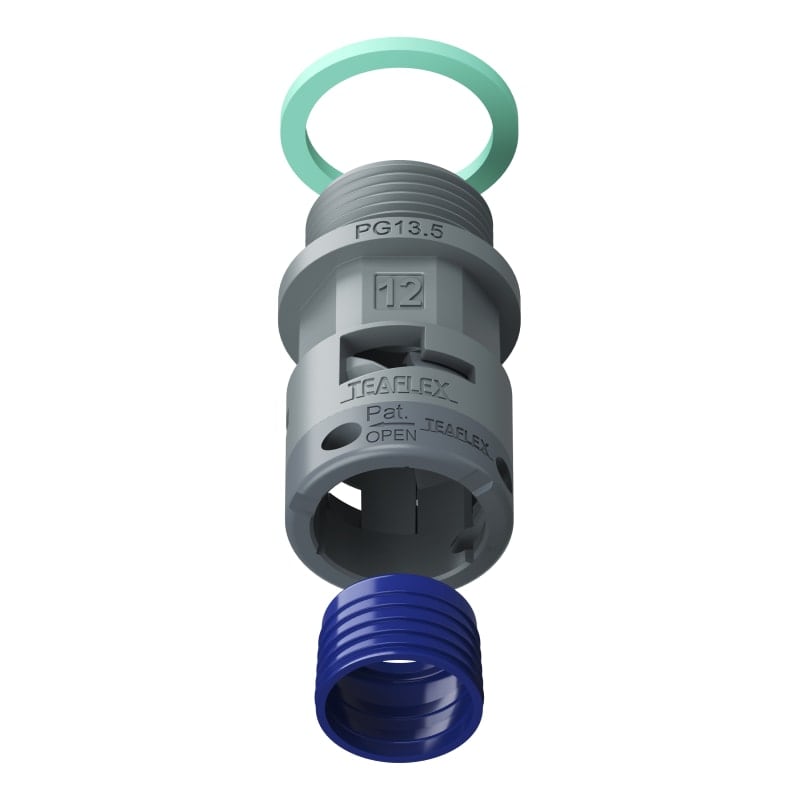 TEAFLEX - RACC.GRIGIO IP68 SM12 PG13,5