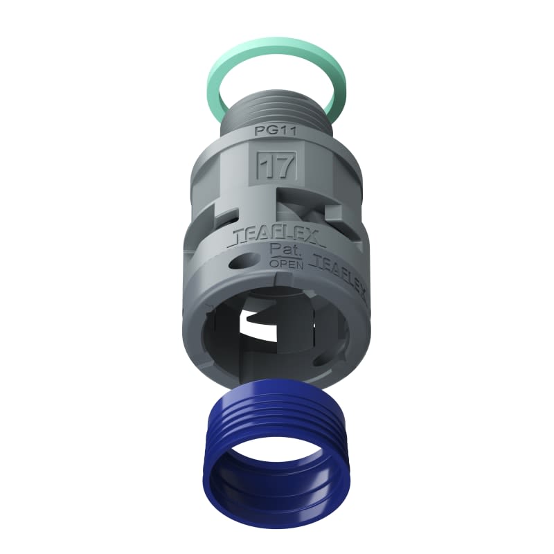 TEAFLEX - RACC.GRIGIO IP68 SM17  PG11 8GSM17P11