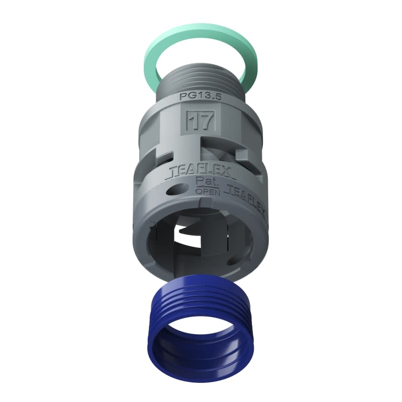 TEAFLEX - RACC.GRIGIO IP68 SM17  PG13,5 8GSM17P13