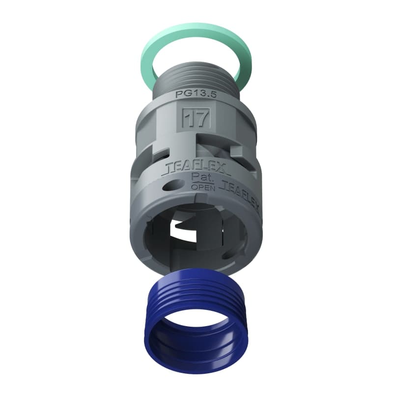 TEAFLEX - RACC.GRIGIO IP68 SM17 PG13,5