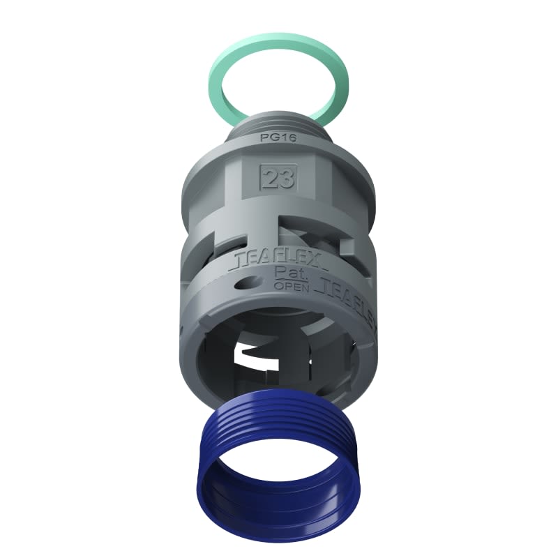 TEAFLEX - RACC.GRIGIO IP68 SM23 PG16 8GSM23P16