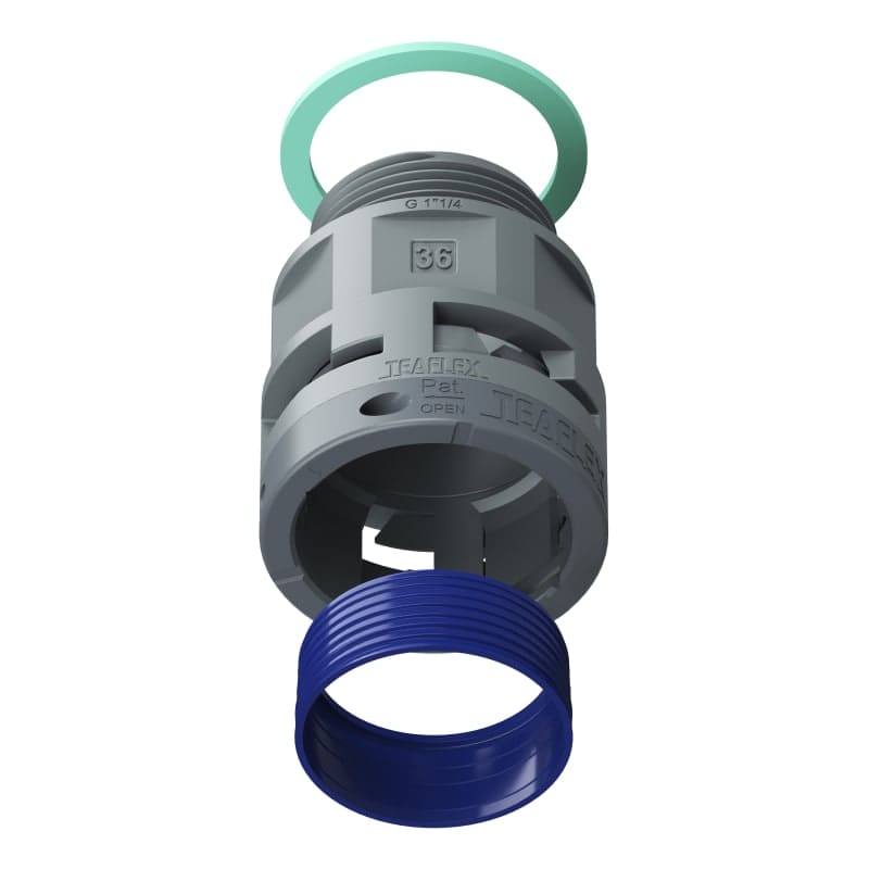 TEAFLEX - RACC.GRIGIO IP68 SM36 G 1'1/4