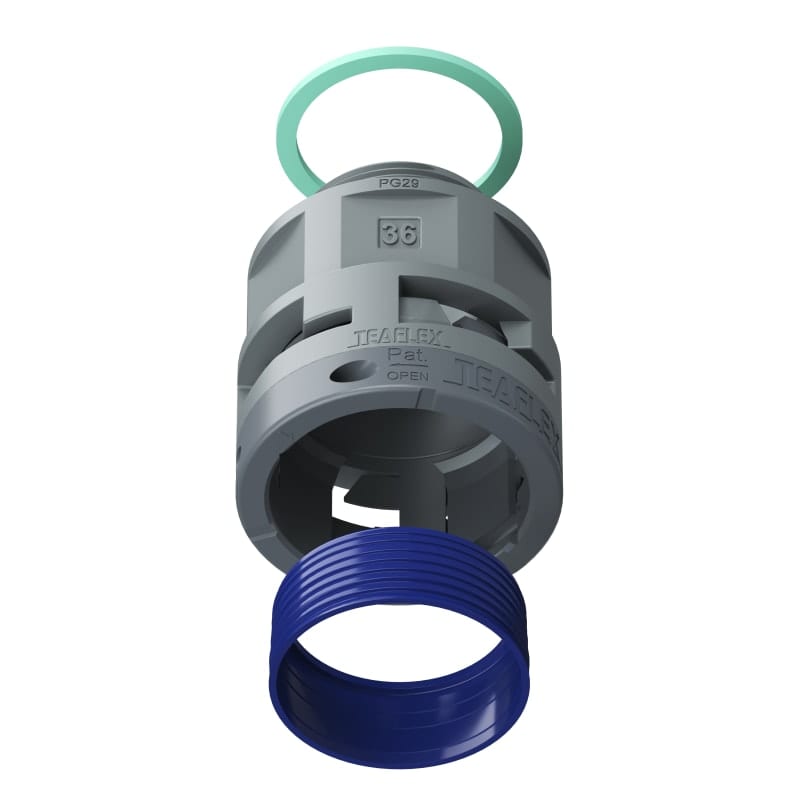 TEAFLEX - RACC.GRIGIO IP68 SM36 PG29