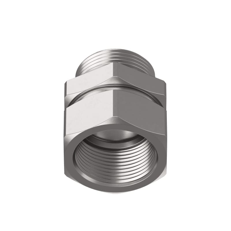 TEAFLEX - Adattatore girevole PG21 in ottone nichelato, IP67.