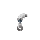 TEAFLEX - Raccordo a 90 in ottone serie CM con continuit metallica IP67 M12x1,5 ISO 9.