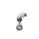 TEAFLEX - Raccordo CM-CC 10 ISO M16X1,5 Curva 90 ottone serie CM continuit metallica IP67.