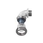 TEAFLEX - Raccordo in ottone serie CM CC 20 ISO M25X1,5 a 90 continuit metallica IP67.