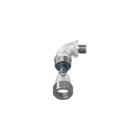 TEAFLEX - Raccordo a 90 in ottone serie CC continuit metallica IP67.