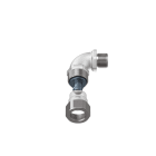 TEAFLEX - Raccordo a 90 in ottone serie CM IP67 continuit metallica 3/8.