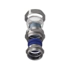 TEAFLEX - Raccordo CMPR 40/34 - M50x1,5 in ottone nichelato con continuità metallica IP67.