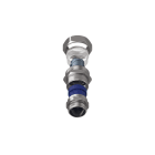 TEAFLEX - Raccordo CMPR 20/18 - 3/4 in ottone nichelato con pressacavo, IP67 e continuità metallica. CMPRG2018