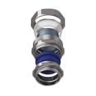 TEAFLEX - Raccordo CMPR 50/45 a pressacavo in ottone nichelato con continuità metallica IP67.