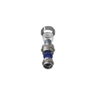 TEAFLEX - Raccordo CMPR 15 PG16 in ottone nichelato con continuit metallica IP67 9,5.