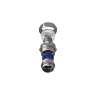 TEAFLEX - Raccordo CMPR 20 PG21 in ottone nichelato con continuit metallica IP67 - 18