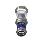 TEAFLEX - Raccordo CMPR 40 PG36 36 in ottone nichelato con pressacavo continuità metallica IP67.