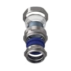 TEAFLEX - Raccordo CMPR 50 PG48 in ottone nichelato con continuità metallica IP67 - 45