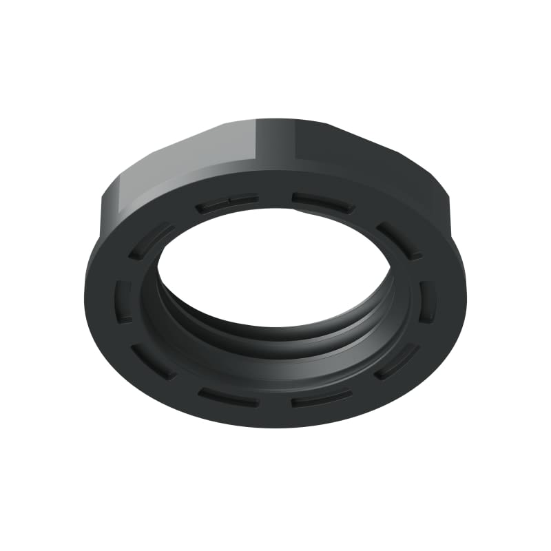 TEAFLEX - CONTRODADO PA6 ISO16  NERO DPN16M