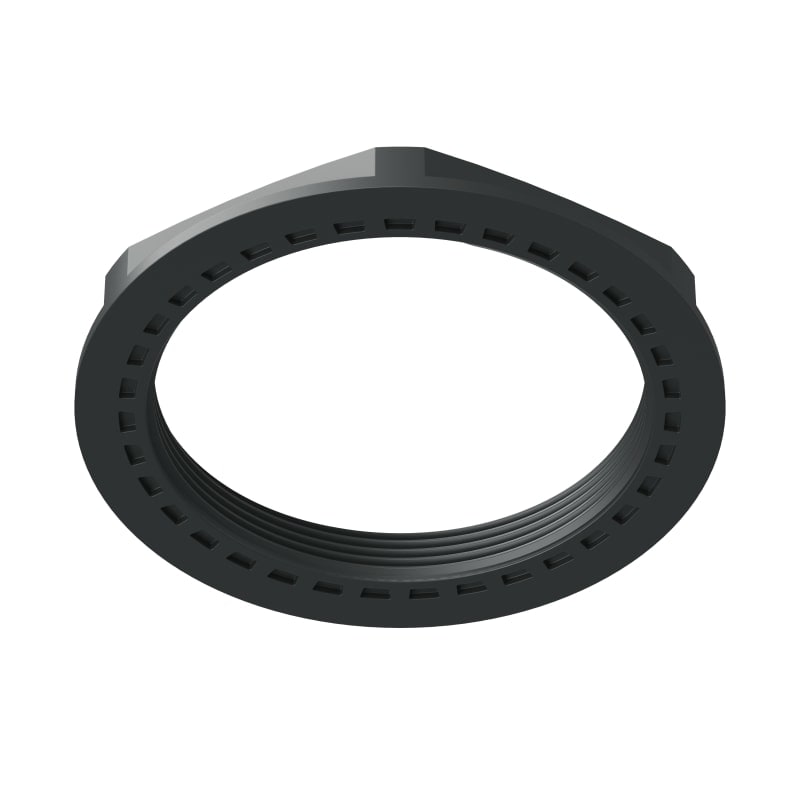 TEAFLEX - CONTRODADO PA6 ISO63 NERO