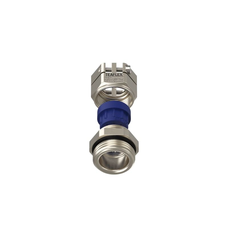 TEAFLEX - Pressacavo antitorsione 9-13 3/4'' in ottone nichelato IP68 ATEXEXPRAT.