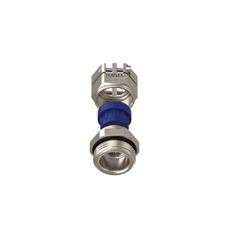 TEAFLEX - Pressacavo antitorsione 11,5-15,5 in ottone nichelato IP68 ATEX.