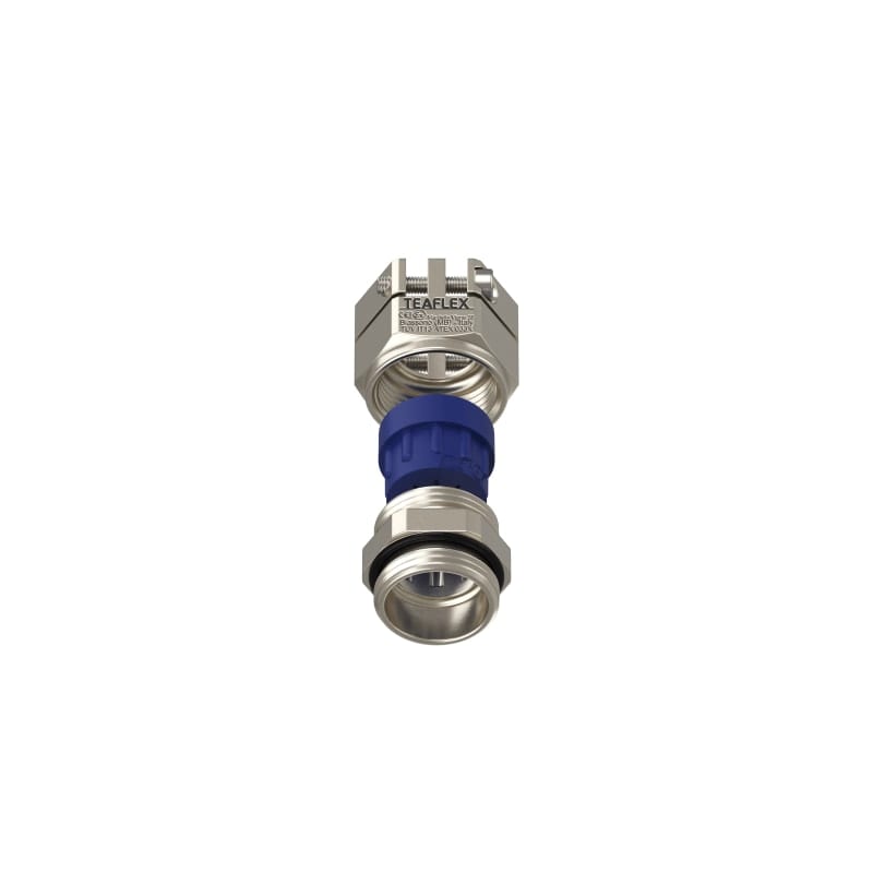 TEAFLEX - Pressacavo anti torsione in ottone nichelato IP68 (ATEX) 7-10,5 PG13,5.