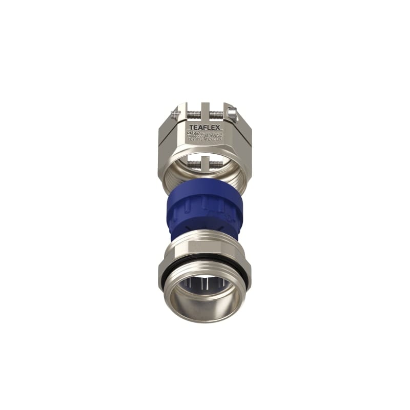 TEAFLEX - Pressacavo anti torsione in ottone nichelato IP68 (ATEX) PG21 14-18